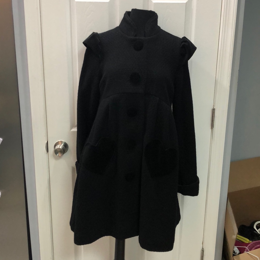 Erin Fetherston Black Heart coat